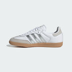 Adidas Originals Samba OG White Silver Lifestyle New Women Shoes Rare JI2725